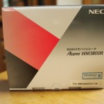 ちっちゃいWiMAXモバイルルータ！Aterm WM3800R NECを開封するの巻